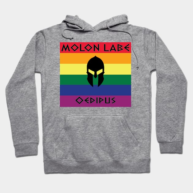 Molon Labe, Oedipus Hoodie by Operation Blazing Sword